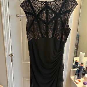 Elegant Black Lace Dress
